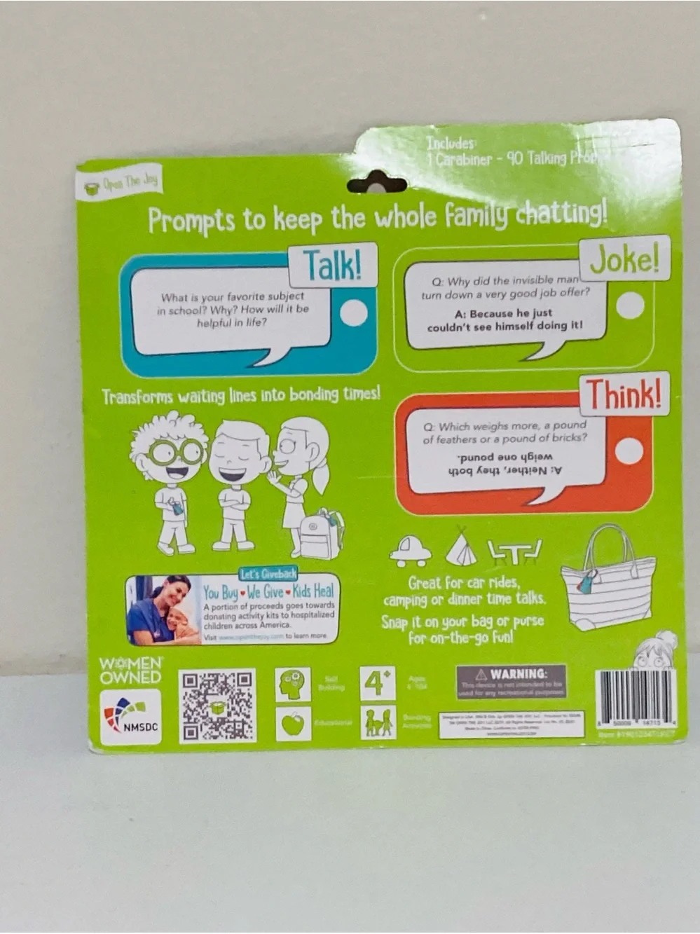 NEW Let’s Chat! 90 Talking Points Card Set ages 4-12 Emotional Intelligence